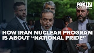Iran foreign minister says keeping nuclear program is about 'national pride'