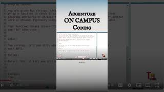 14 Sep : Accenture ON CAMPUS Coding Questions
