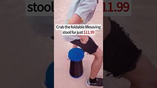 Retractable Stool Seat #comfort #stool #retractable #fokfind #fokmademebuyit