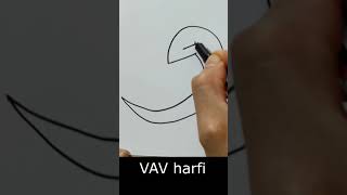 Vav Harfinin Yazılışı - Vav harfi - Arapça alfabe