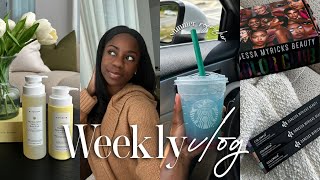 weekly vlog | it was hard to show up.. I need y'all opinion + gift unboxing + cooking & more!