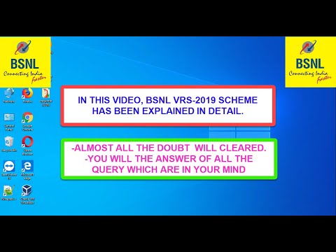 BSNL:BSNL VRS SCHEME 2019 DETAIL EXPLANATION