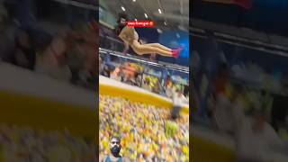 This Trampoline Is So Fun!🥱🥱😲 #shorts #trampoline #trampolinejump #trampolinpark #funny #viral