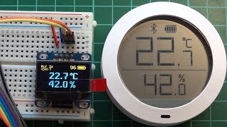 Xiaomi Mi Temperature and Humidity Monitor reading with Arduino and nRF24L01
