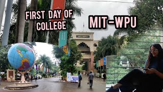 vlog :- FIRST DAY OF COLLEGE . mit-wpu . MIT pune .  #mitwpu  #mitpune #collegelife