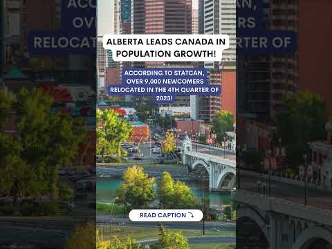 📈 Alberta Leads Canada in Population Growth! 🚀 #Albertaimmigration   #Canadaimmigration #StatCan