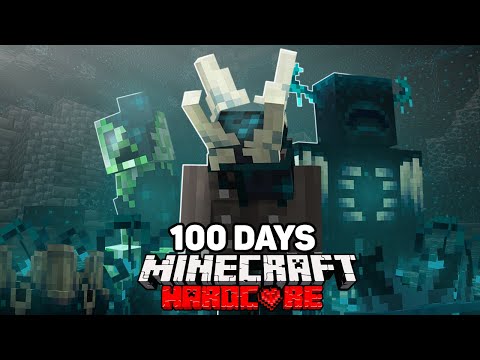 I Tried to Survive 100 Days of the Sculk Horde in Hardcore Minecraft
