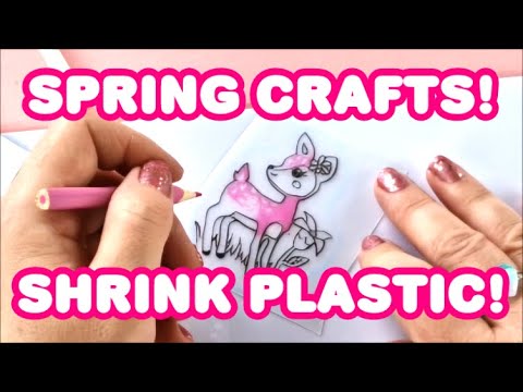 Let's Make a Shrink Plastic Fairytale in a Bell Jar! ~ Spring Crafts Pt. 2 ~ SES Creative ~ Kawaii ~