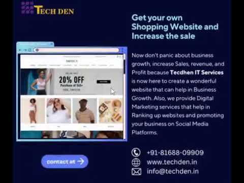 If you think about your growth of business and wanna increase sales, then contact Techden Now.