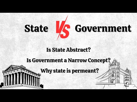 Difference between State and Government | Urdu\Hindi