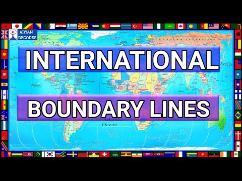 International boundary lines | UPSC | SSC | Countries | Borders | Competitive exams | Online study