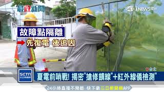 搶救跳電追元兇　直擊台電「搶修饋線」│三立iNEWS