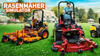 Rasenmäher Simulator: Im Vorgarten unterwegs mit dem Aufsitzrasenmäher  | Lawn Mowing Simulator