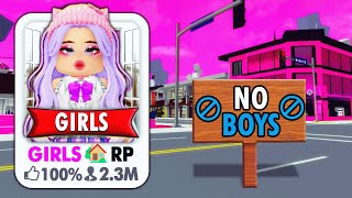 I CREATED A GIRLS ONLY BROOKHAVEN 🏡RP!
