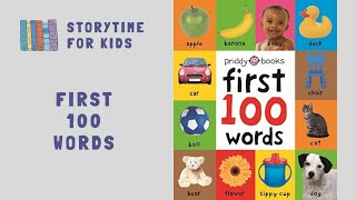 🍎🐶 First 100 Words by Priddy Books 🌻🚙 Vocabulary • Read Along @storytimeforkids123