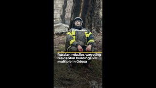 Russian missiles kill multiple in Odesa strike | AJ #shorts