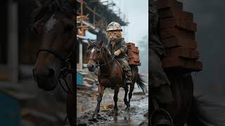 #FunnyCatVideo  #CatOnHorse  #AIComedy  #ViralAI #MemeVideo  #DesiHumor  #AIAnimals  #CatLovers  #ai
