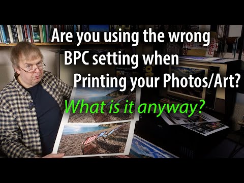 What's BPC for, when printing? What's it do? Are you using the wrong black point correction setting?