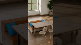 COMPACT folding Table-Couch Design #interiordesign #furnituredesign #home