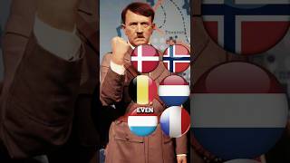 Hitler controlled  over 20 countries🤔 #hitler #ww2 #history #story #shorts