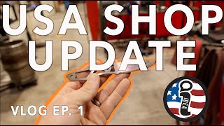 Big Idea Design US Machine Shop Update, fixed blades, Ultem Pens, and More! Shop Vlog Ep. 1