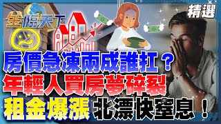 房價急凍兩成誰扛？年輕人買房夢碎裂 租金爆漲北漂快窒息！│【#金臨天下 精選🔥】#房市 #房價 #首購族 #房貸 @tvbsmoney