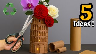 Leaning Tower of Pisa with Cardboard; 💸🤩 5 Ideas That Can Make Money! 😱