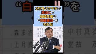 ㊗️6.6K再生‼️2万円給付金が失敗の原因だったの？石破政権の大ピンチ！