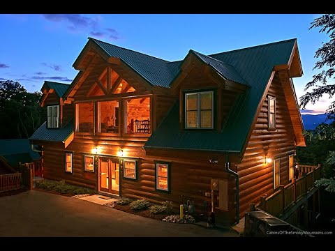 High On The Hill, Pigeon Forge - Circle The Globe Travel #seetheworld #smokeymountains #logcabin