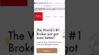 FxPro Review 🔴🟢 Is this Really the Best Online Broker❓ #shorts #brokers #tradingbrokers #fxpro