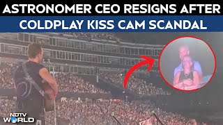 Astronomer CEO Kiss Cam | Astronomer CEO Andy Byron Resigns After Coldplay Kiss Cam Scandal