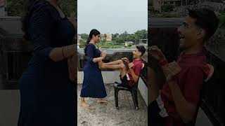 Funny couple 🤣 funny game 🎯😂 #shorts #viral #comedy