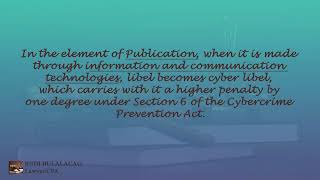 Cyber Libel