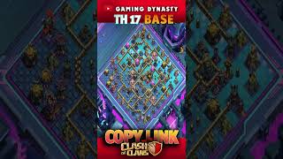 NEVER 3 STAR TH17 NEW LEGEND BASE 8#shorts #clashofclans #coc