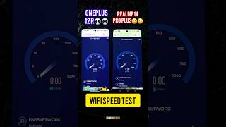 realme 14pro plus vs oneplus 12R wifi speed test #shorts #speed #speedtest