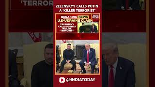 Zelenskyy Calls Putin A 'Killer terrorist' | #trumpvszelenskyymeet #trump | India Today