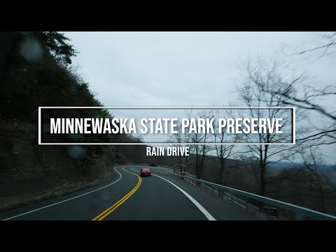Rain Drive - Minnewaska State Park Preserve - New York 4K
