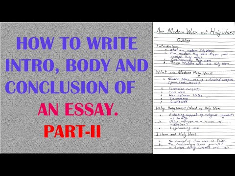 How To Write Intro, Paragraphs and Conclusion of an Essay | Part- 2 | CSS | PMS | 2020