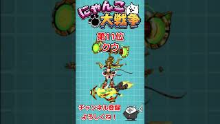 超激レアハズレランキングBEST15!!~このキャラが出たら即リセマラ！~【にゃんこ大戦争 / The Battle Cats】 #Shorts