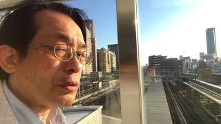抗加齢医学会2018-1 前日大阪駅にて
