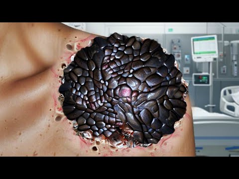 ASMR Treatment Animation | ASMR Treatment from Infected Shoulder | @beautyasmr1m