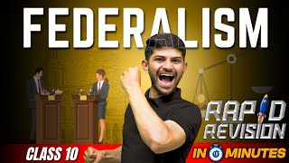 Federalism | 10 Minutes Rapid Revision | Class 10 Civics 2025-26