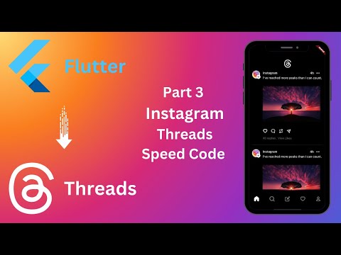 Instagram Threads Clone Flutter UI | Part 3 | Speed Code