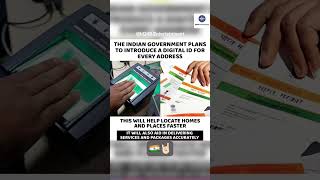 India to Launch Digital Address ID System 🇮🇳📍 #digitalindia #newindia #aadhaarupdate
