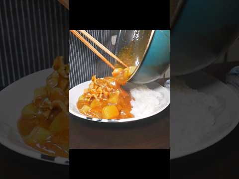 意外な組み合わせ⁉【大根カレー】＃shorts　 #料理 #自炊記録 #レシピ #一人暮らしごはん