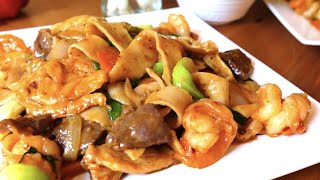 Stir-Fry Handmade Noodles 什錦炒麵￼￼/自制手拉面