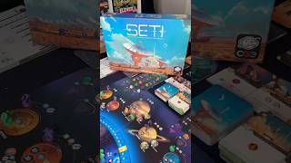 SETI board game overview in 1 minute! #boardgames #boardgame #space #eurogames