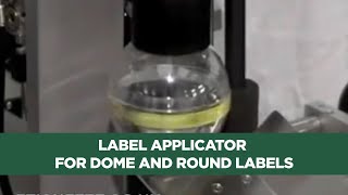 Semi Automatic Labelling Machine and Label Applicator for Dome and Round Labels