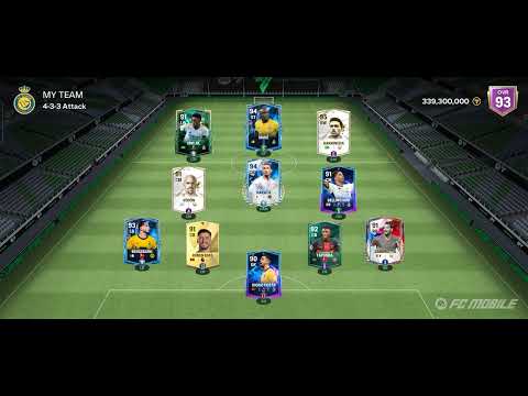 my fc mobile team 😈