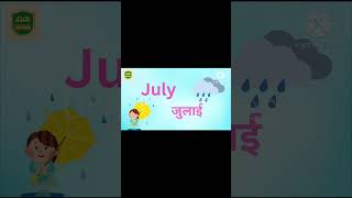 months name in English#monthnames #englishvocabulary #learnenglish #shorts